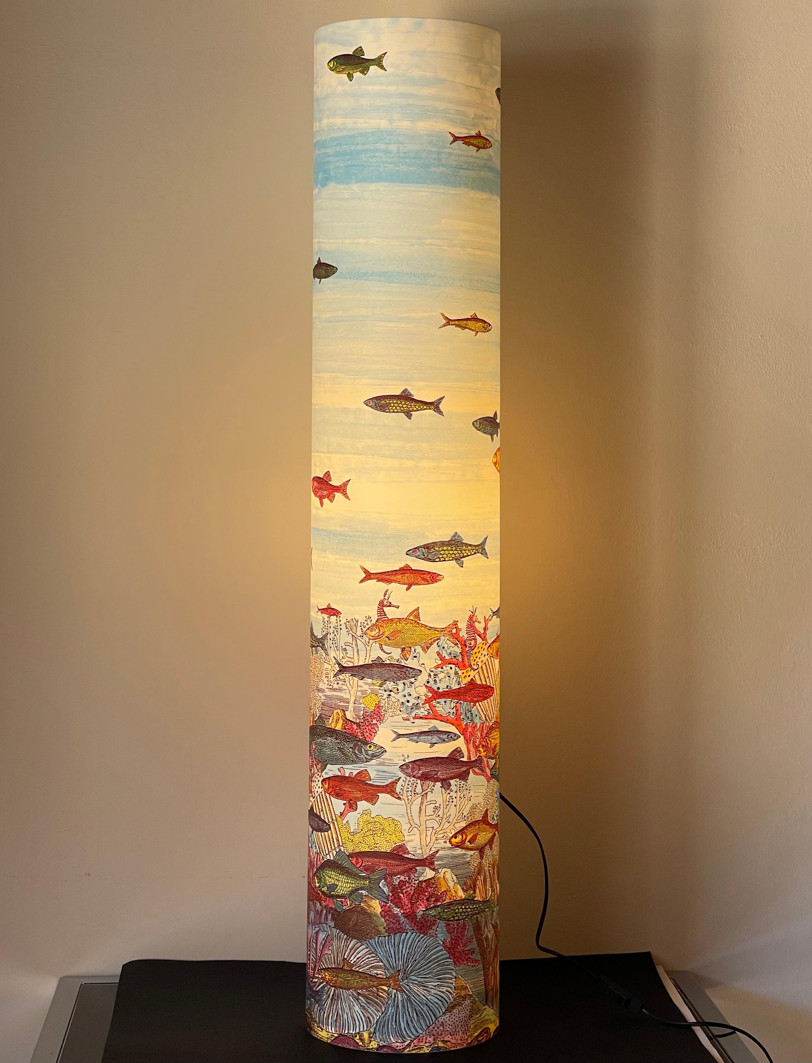 FORNASETTI Lámpara de pie Fondale Marino by Fornasetti Plexiglás en venta
