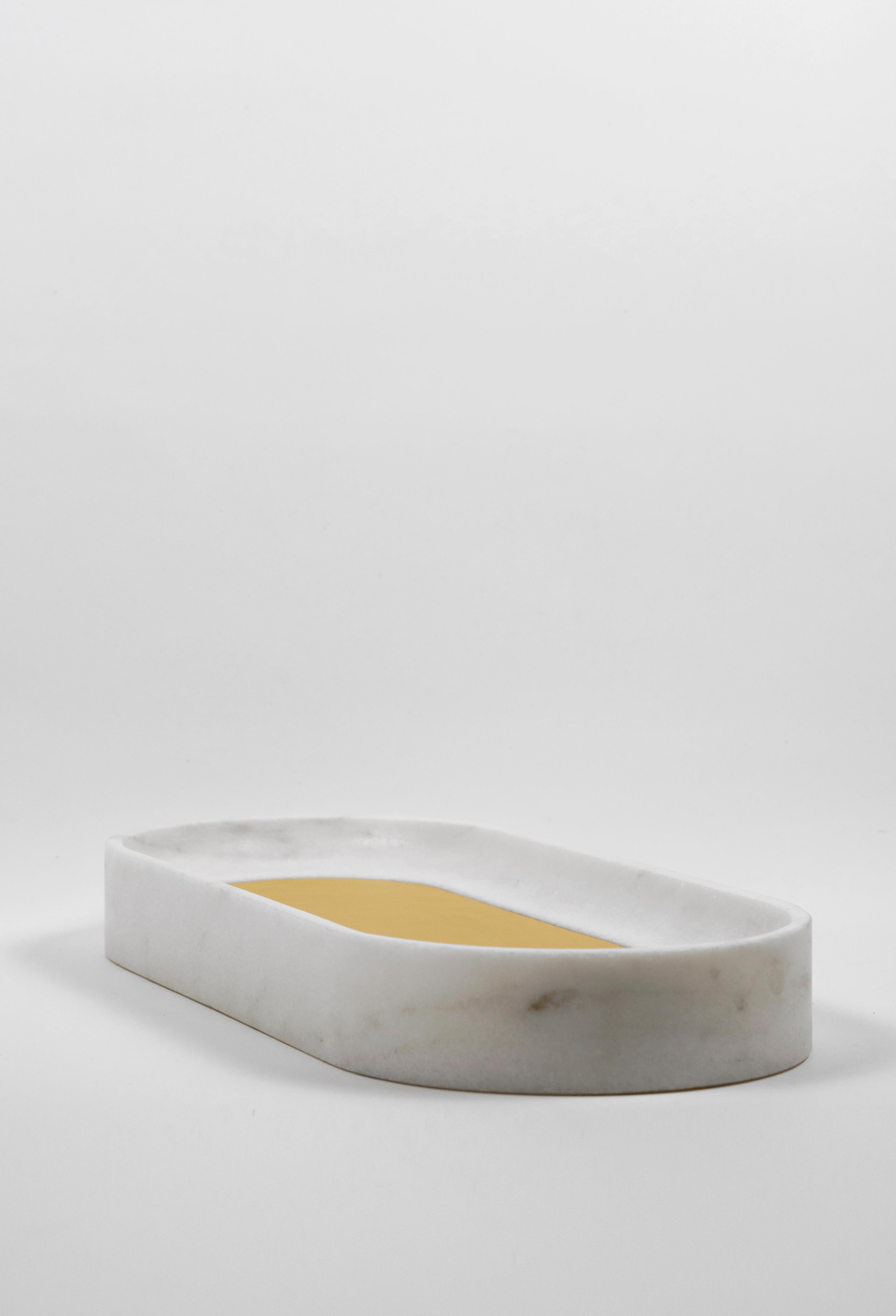 Italian Fondali Emersi, Contemporary Centerpiece in Marble and Gres For Sale