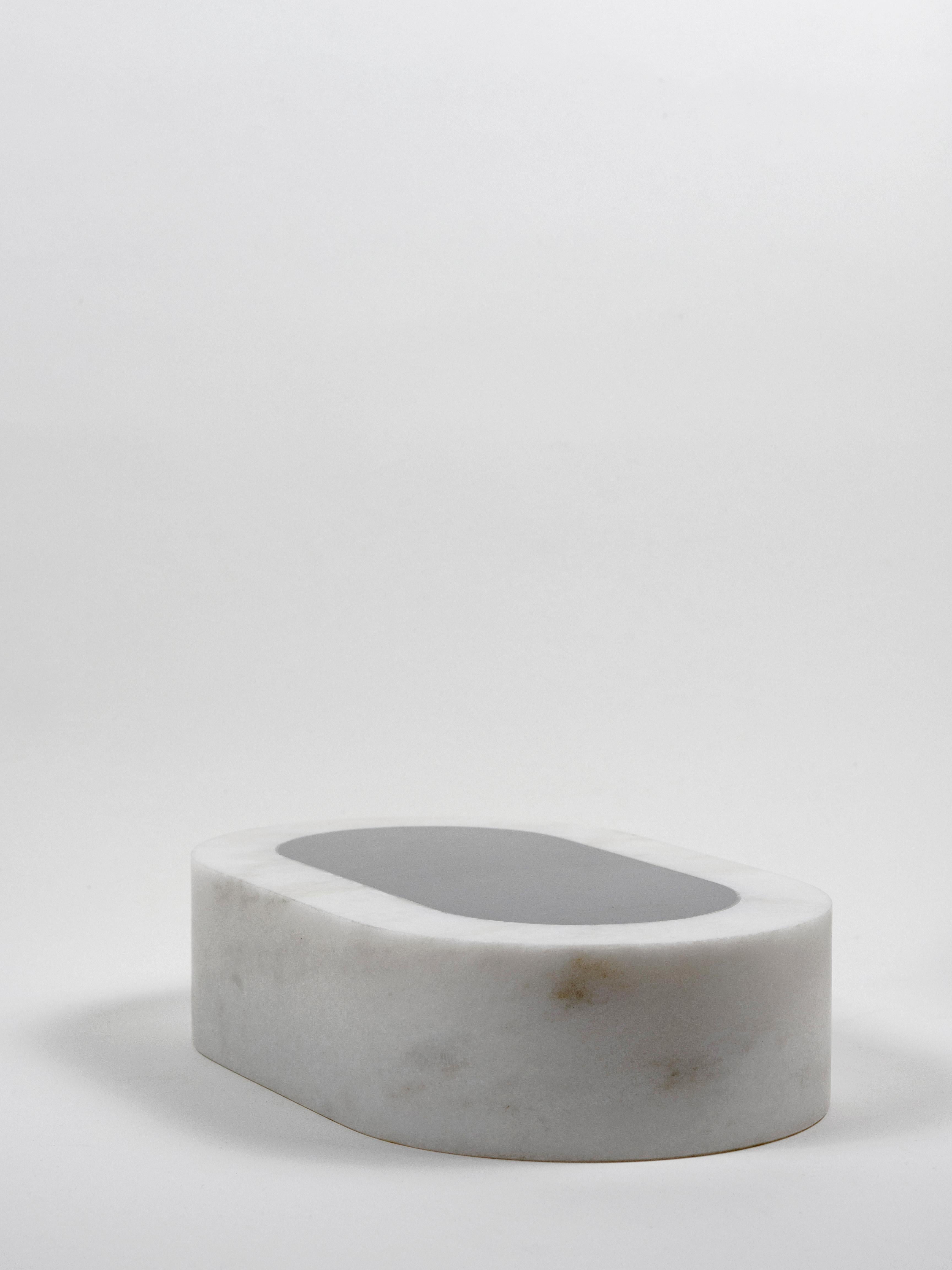 Fondali Emersi, Contemporary Centerpiece in Marble and Gres For Sale 1