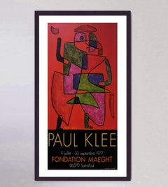 Fondation Maeght Original Poster by Paul Klee, 1977