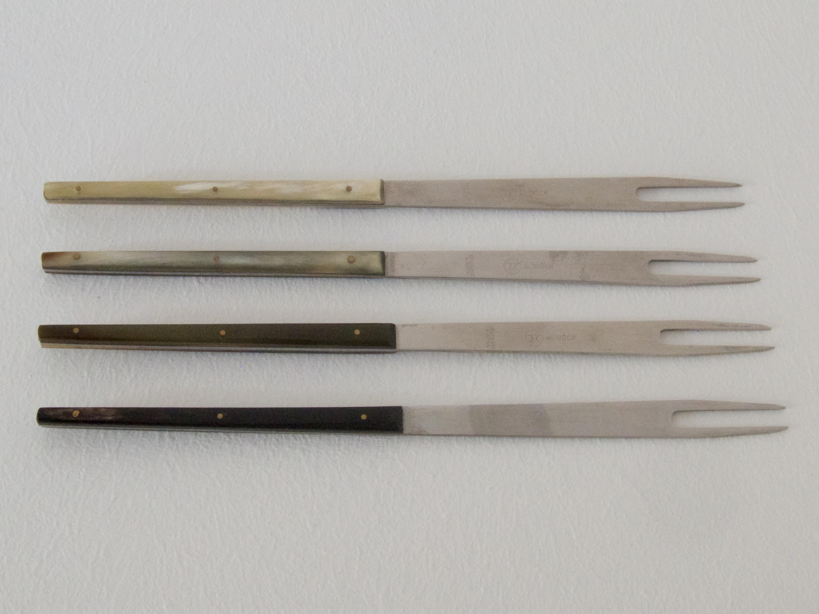 Austrian Fondue Forks by Carl Auböck For Sale