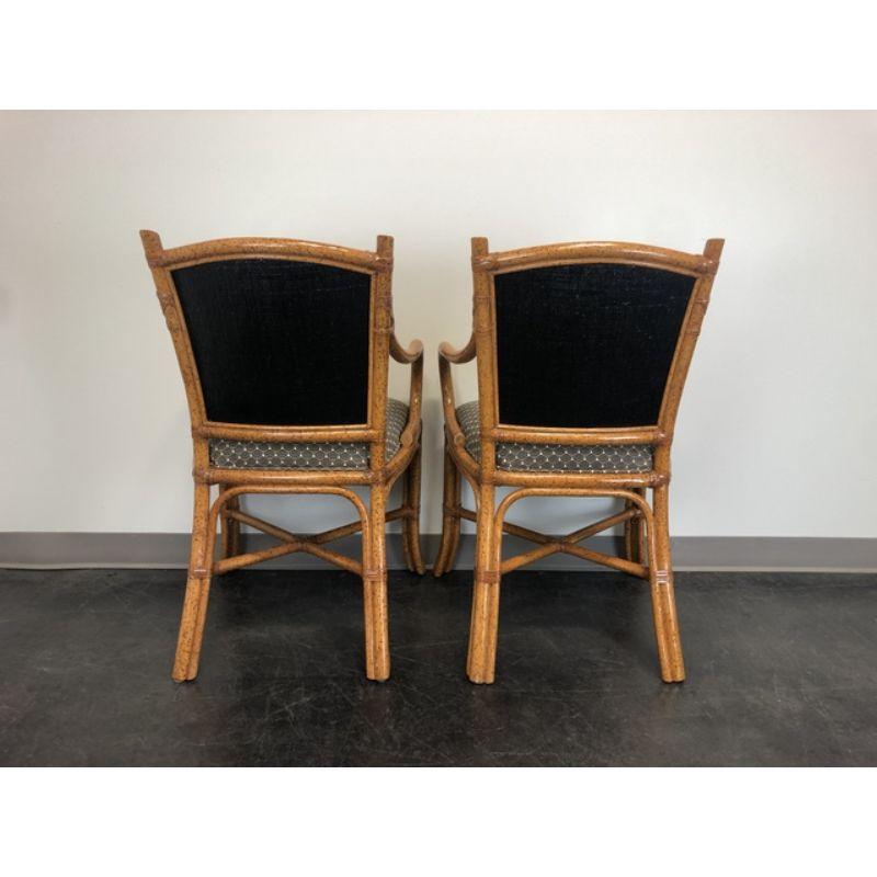 American FONG BROTHERS Faux Bamboo Dining Chairs - Pair A