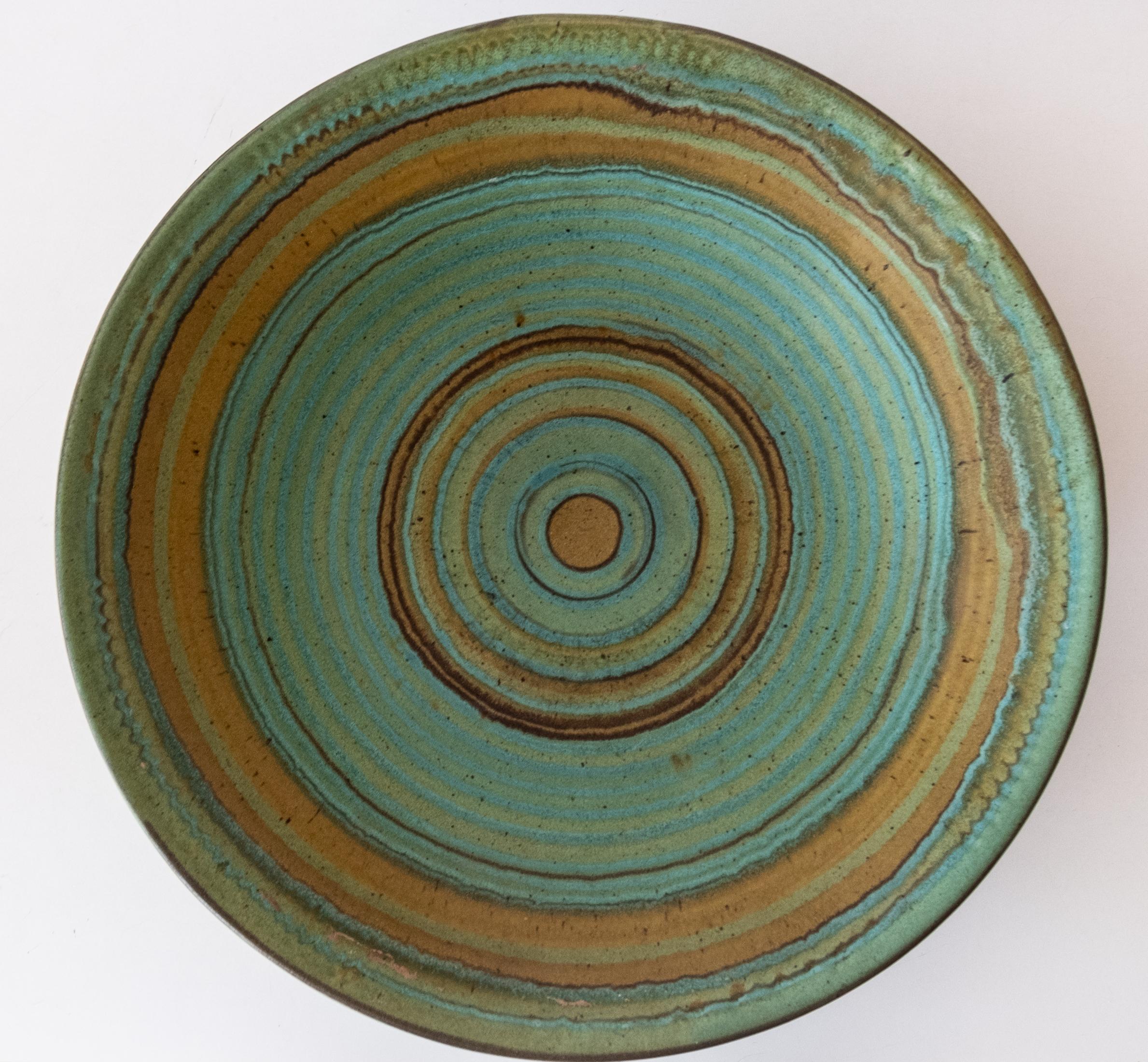 Fong Chow for Glidden Large Ceramic Bowl Midcentury In Good Condition In San Diego, CA
