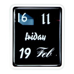 Font Calendar Clock, Pop Art Typeface, Established & Sons ( Large )