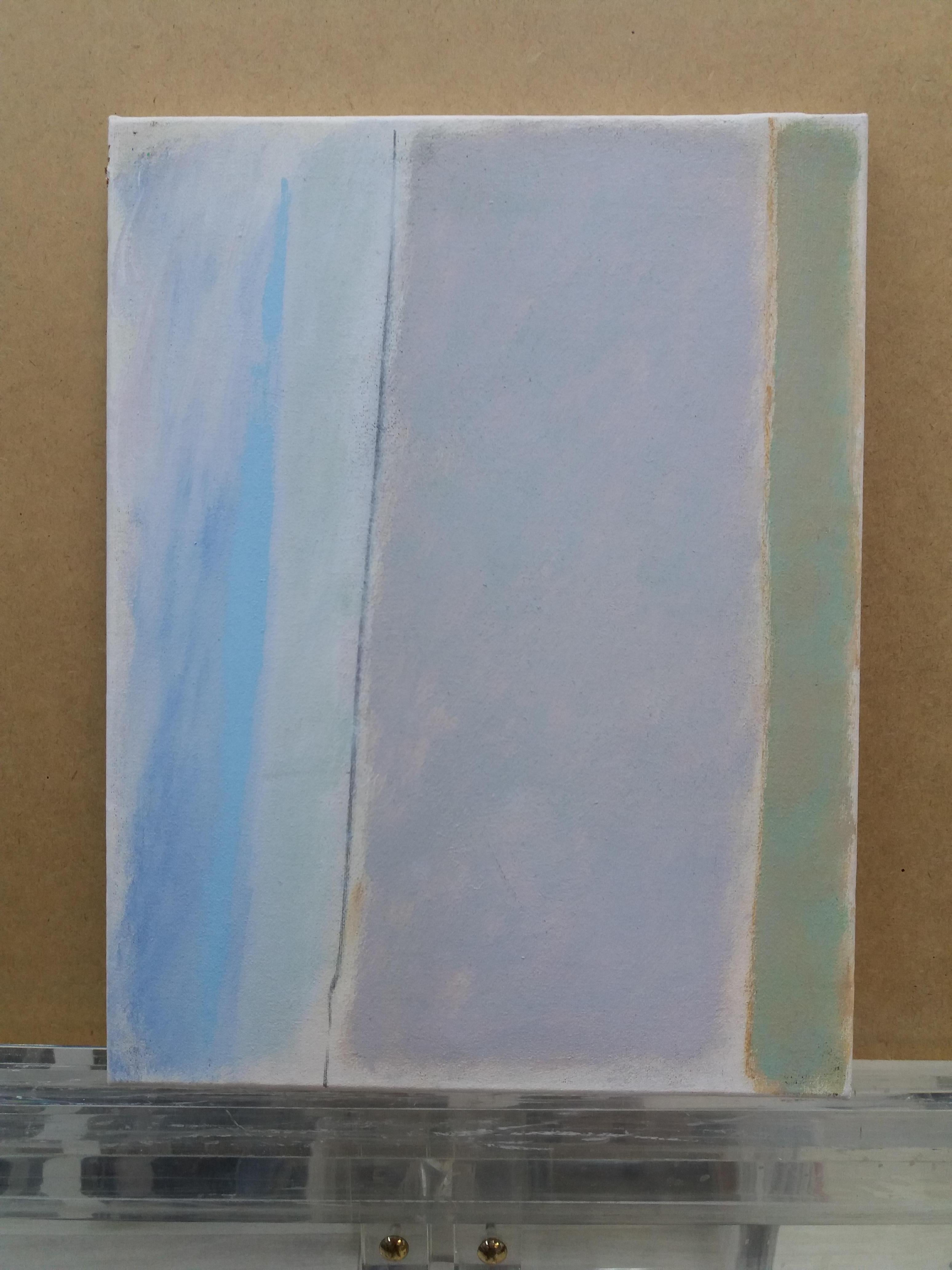 Font Diaz  abstract  Little  Vertical  Gentle. Original  mixed media For Sale 2