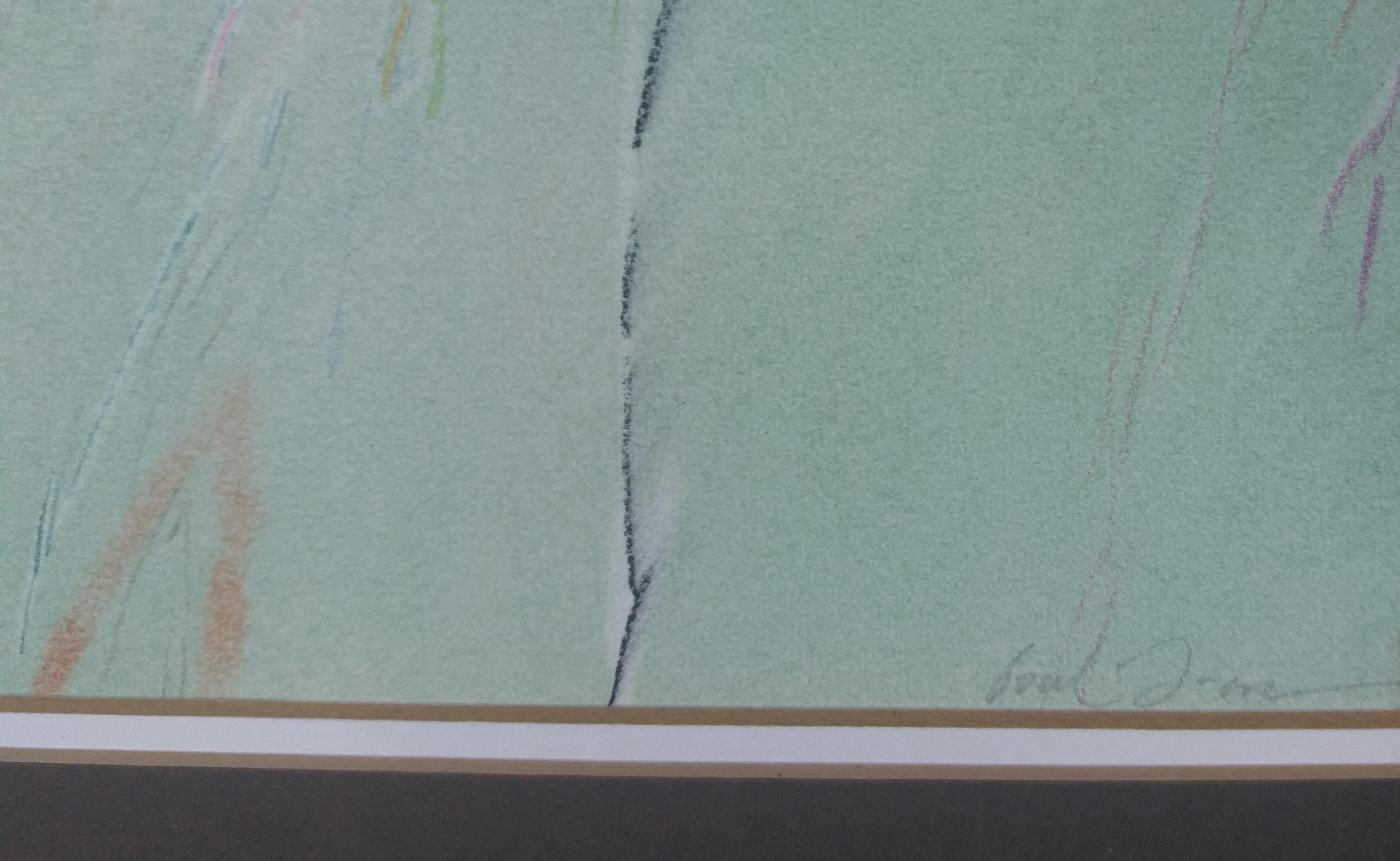 Font Diaz    Pittura originale a pastello Greene & Greene in vendita 3
