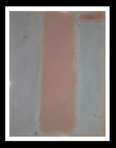 Font Diaz . STUDY OF COLORS. Original abstract pastel painting