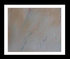 Vintage Sin titulo original pastel abstract painting
