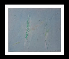 Vintage sin titulo original pastel abstract painting