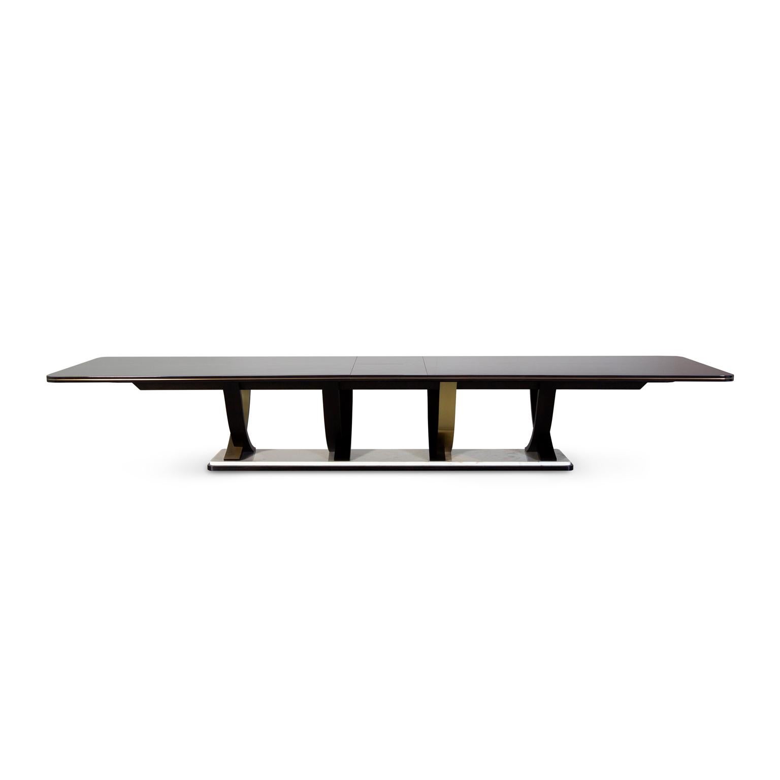 Fontaine Dining Table, Modern Collection, Handcrafted in Portugal - Europe by GF Modern.

The Fontaine dining table is named after Jean de La Fontaine, a French poet and fabulist, reflecting the Art Deco style that symbolizes the dawn of a new