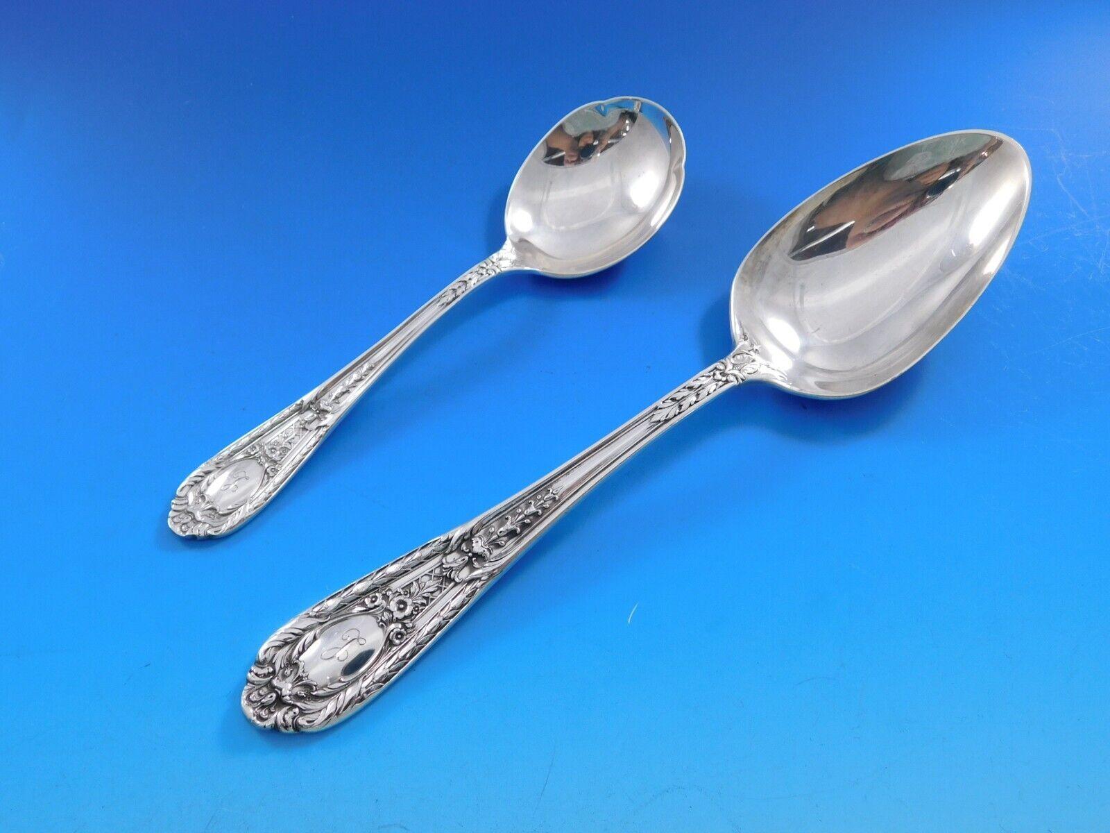 Fontaine by International Sterling Silver Flatware Set Service 61 pc Most L Mono en vente 3