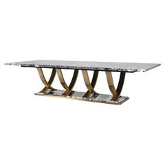 Fontaine Grand Marble Dining Table, Handmade in Portugal by Greenapple