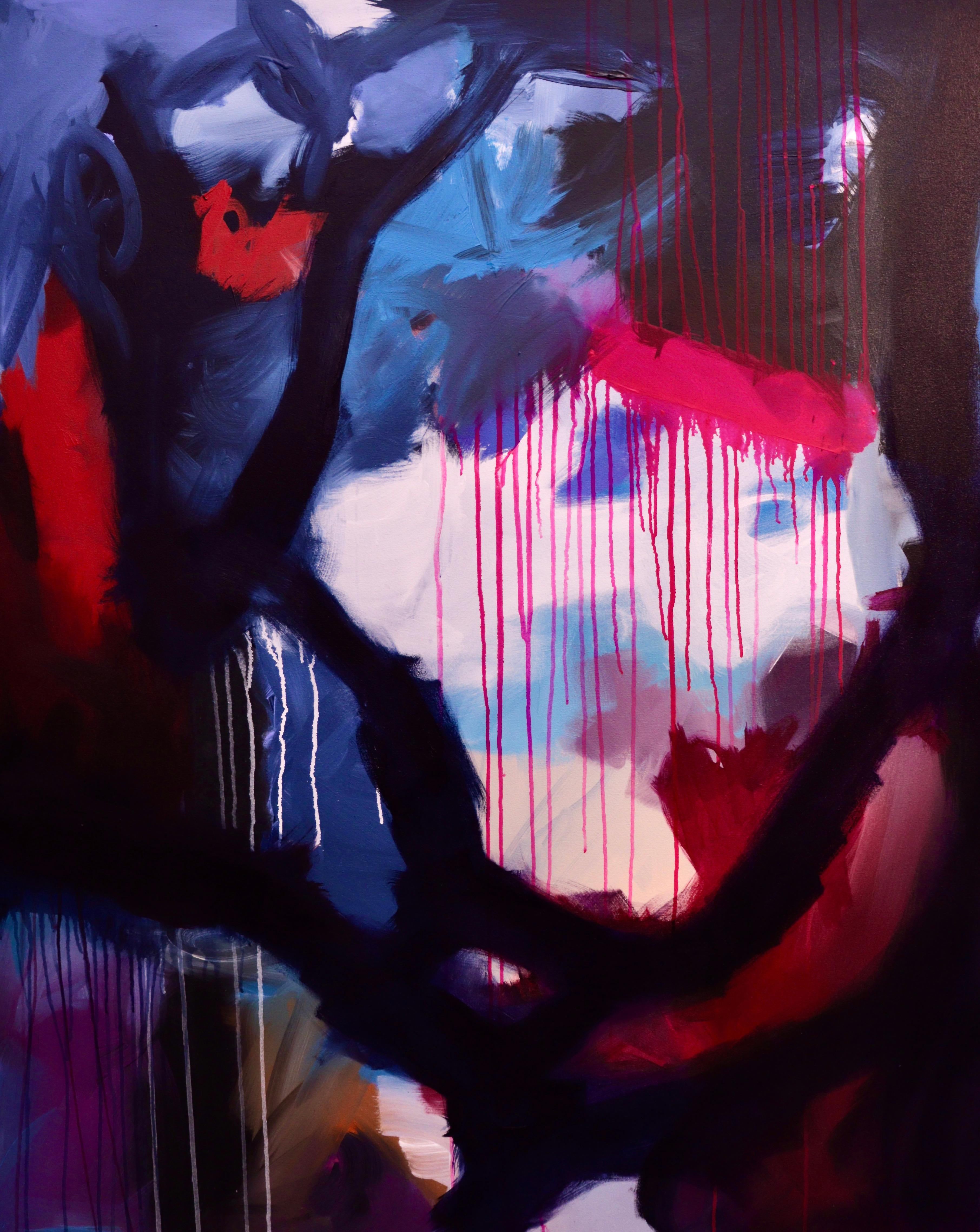 Fontaine Scarelli Abstract Painting - No Rest For The Wicked