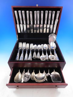Fontainebleau by Gorham Sterling Silver Flatware Set 12 Service 81 Pcs Dinner