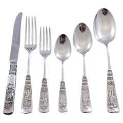 Fontainebleau by Gorham Sterling Silver Flatware Set 8 Service 48 Pieces