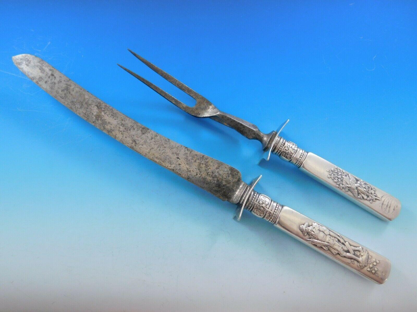 Ensemble de couverts en argent sterling pour 8 personnes, 73 pièces, Fontainebleau par Gorham en vente 5