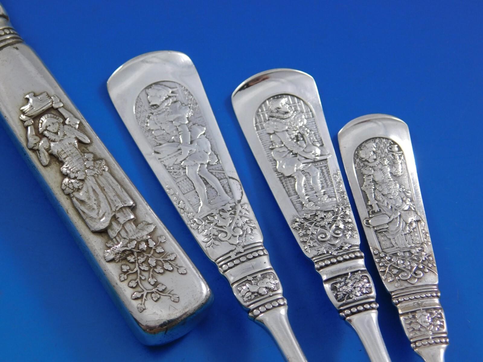 Set di posate Fontainebleau by Gorham Sterling Silver Servizio 27 pezzi Cena in vendita 1