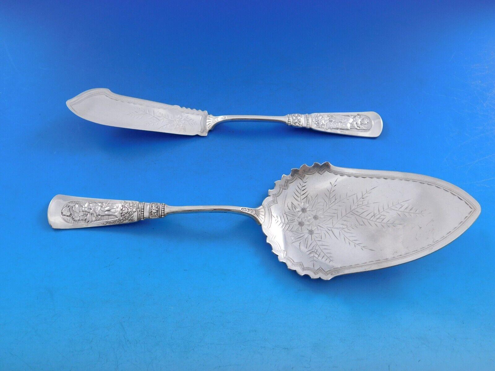 Fontainebleau by Gorham Sterling Silver Flatware Set Service 55 pcs Dinner For Sale 5