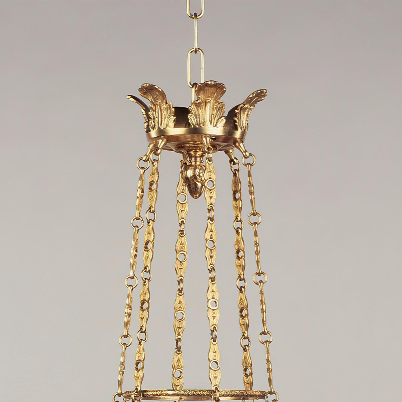 English Fontainebleau Empire Chandelier For Sale