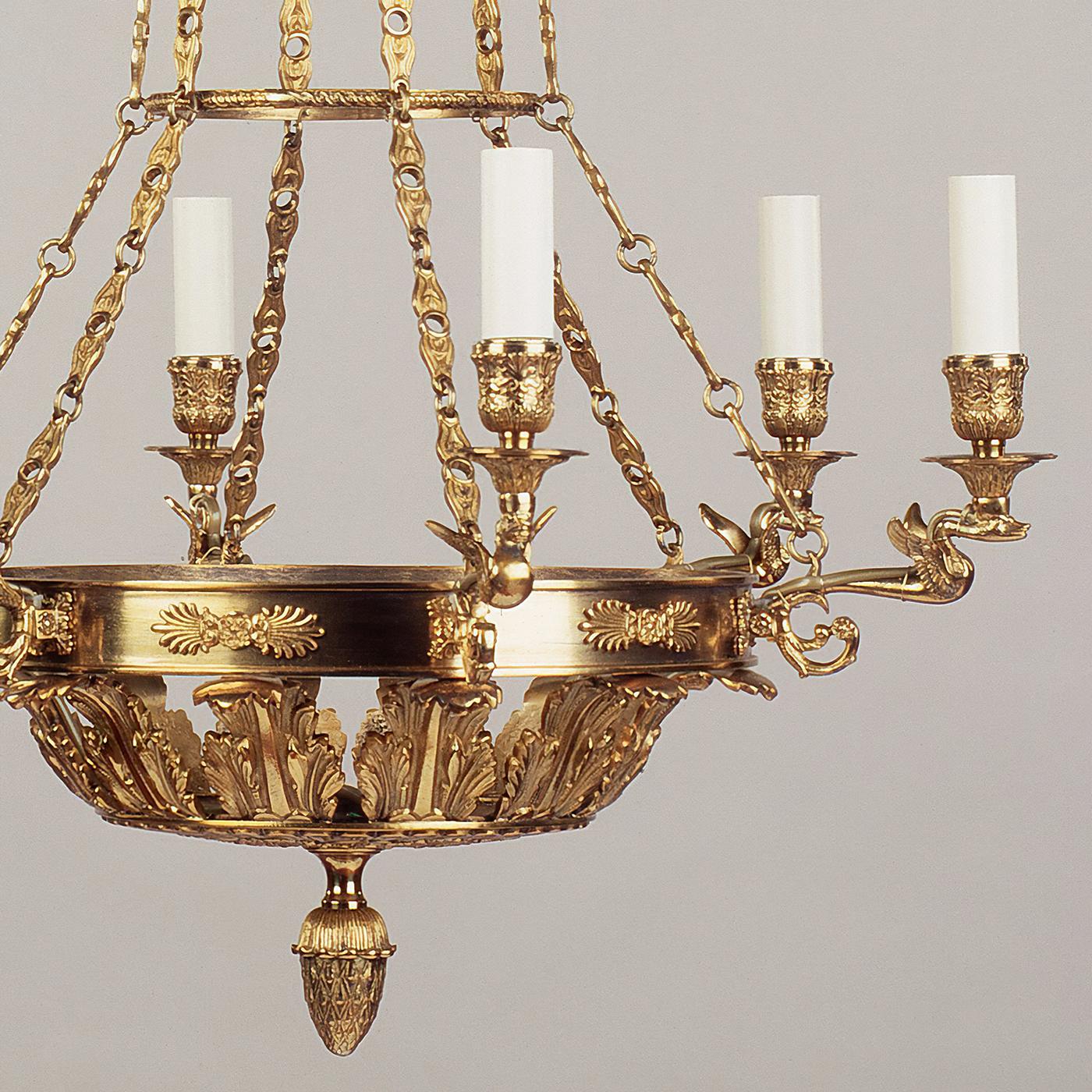 Fontainebleau Empire Chandelier In New Condition For Sale In Westwood, NJ