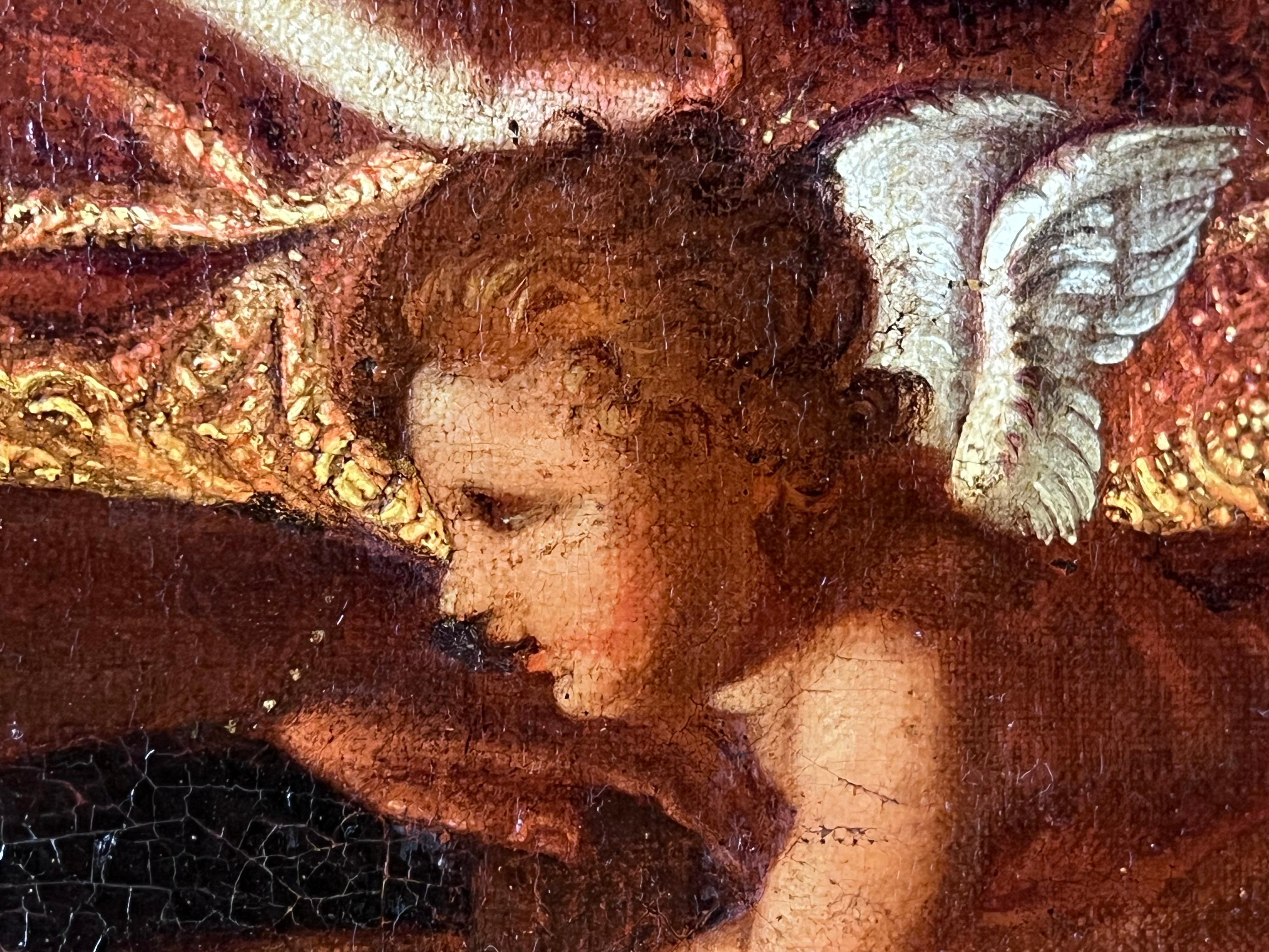 Gran cuadro al óleo del Viejo Maestro del siglo XVI El juicio de París Mitológico en venta 2