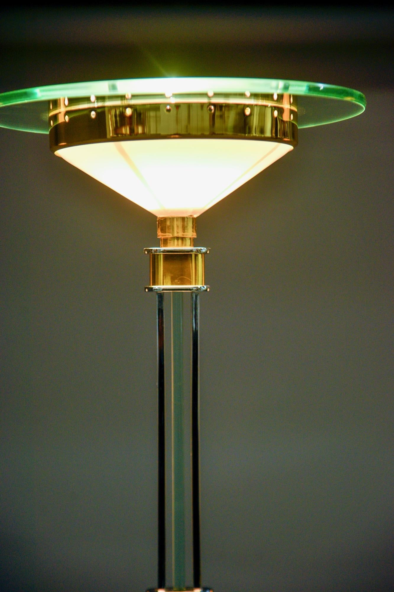 Italian Fontana Art of Italy Torchiere Lamp