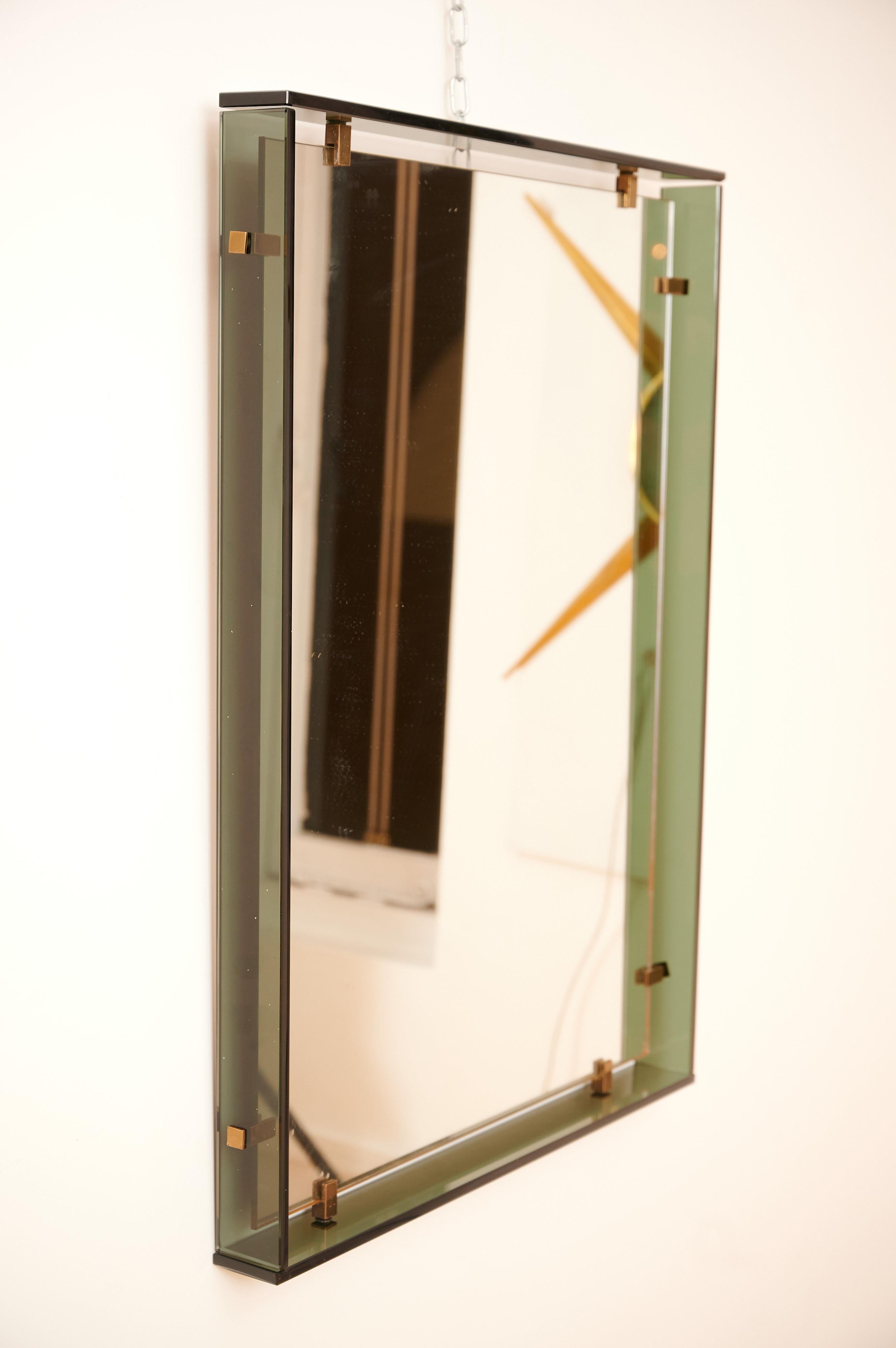 Italian Fontana Arte Rectangular Mirror