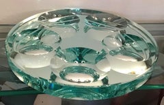 Fontana Arte Ashtray/Empty Pockets Ground Glass, 1960, Italy