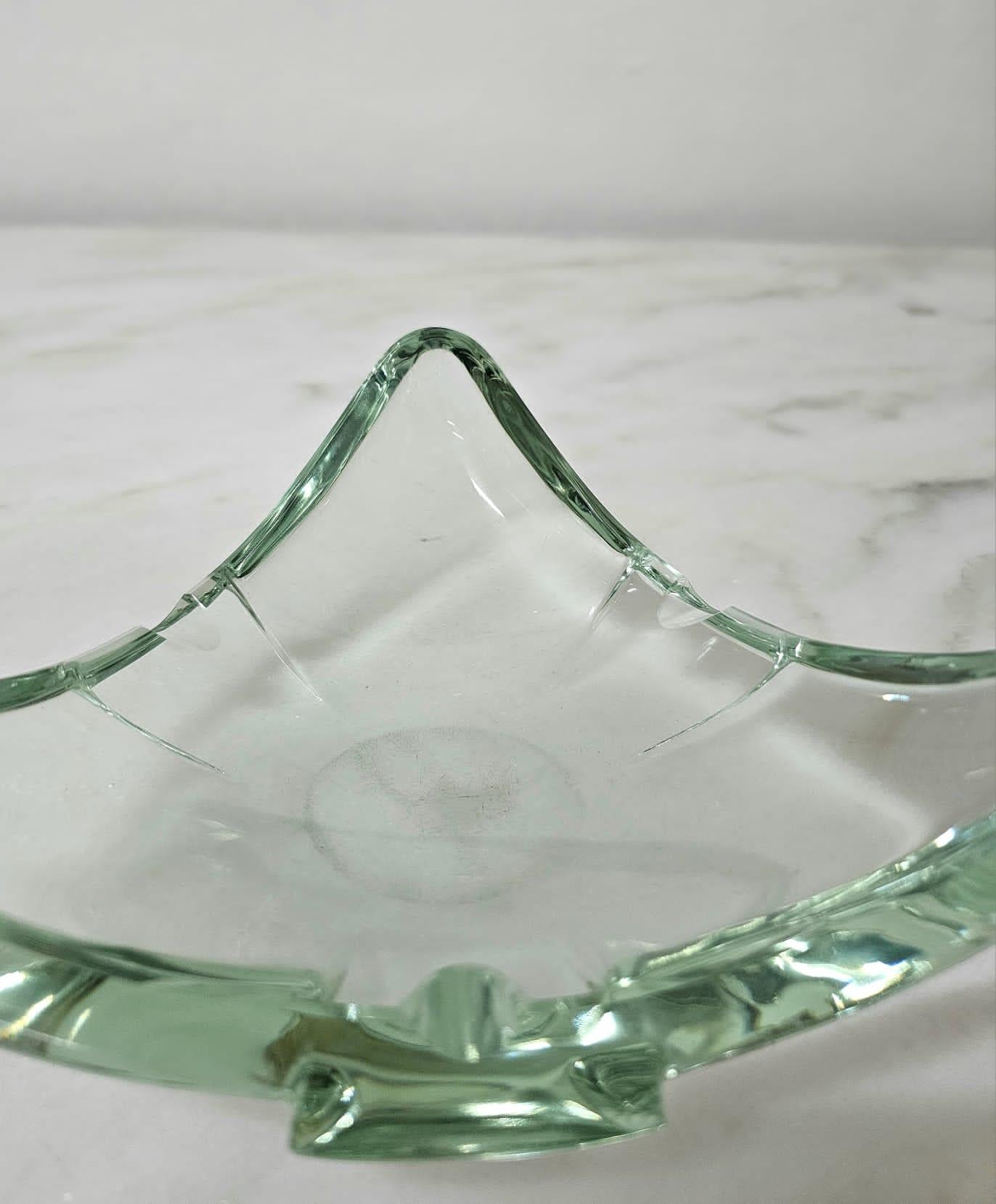Mid-20th Century Fontana Arte Ashtray/Pocket tray in Murano glass, Italy, 1940s