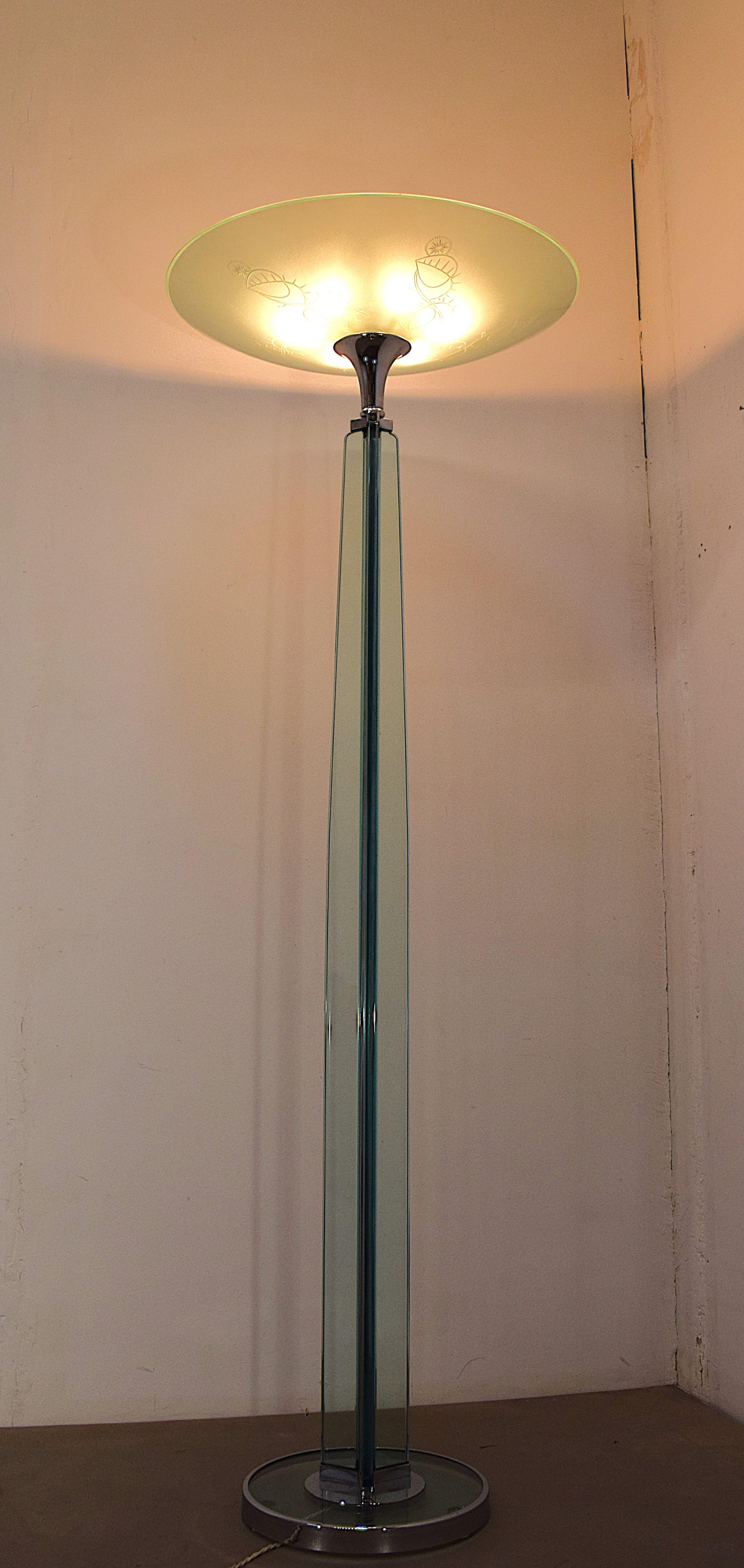 Italian Fontana Arte (attr.) - Piantana, 1970 in vendita