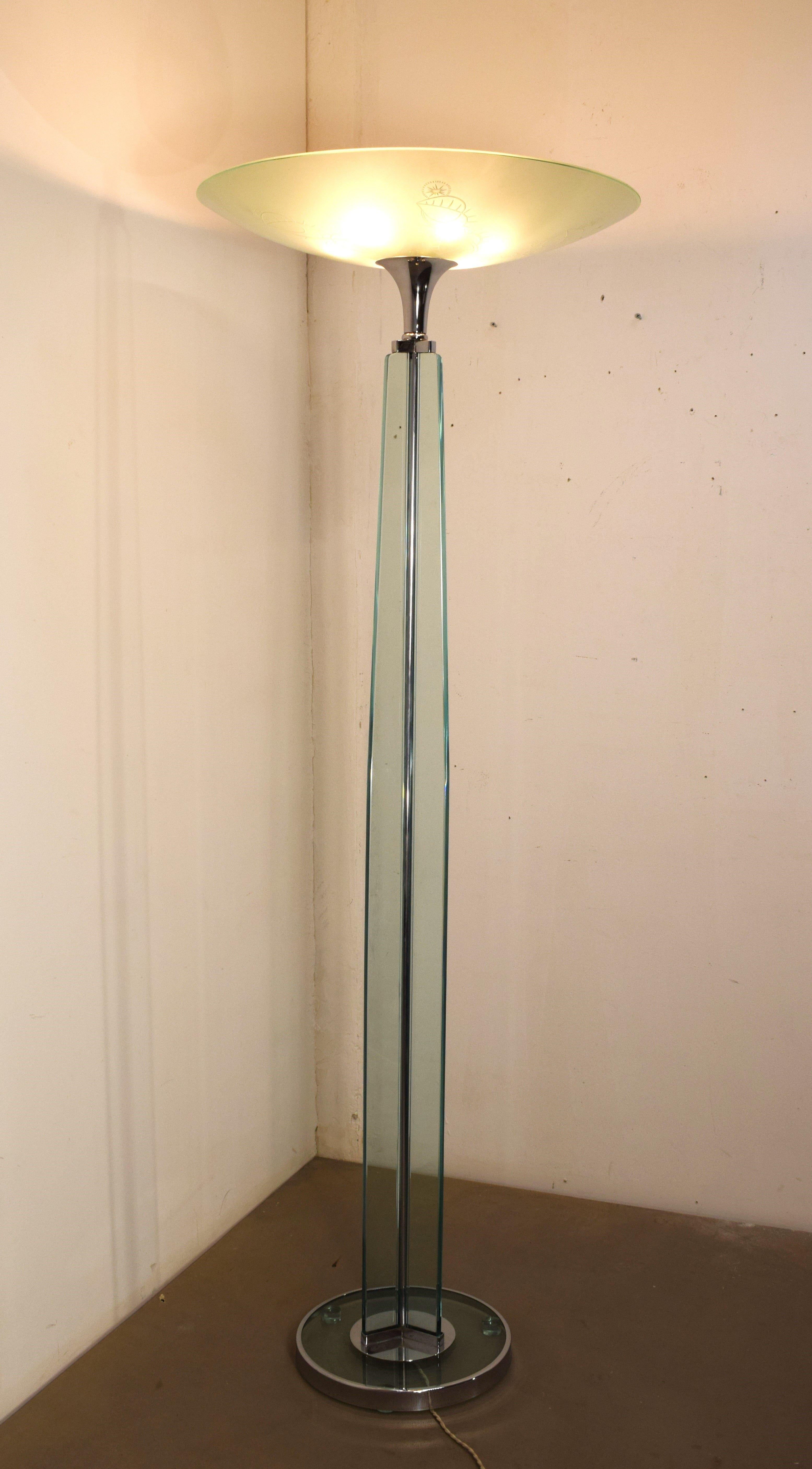 Fontana Arte (attr.) - Piantana, 1970 In condizioni buone in vendita a Palermo, PA