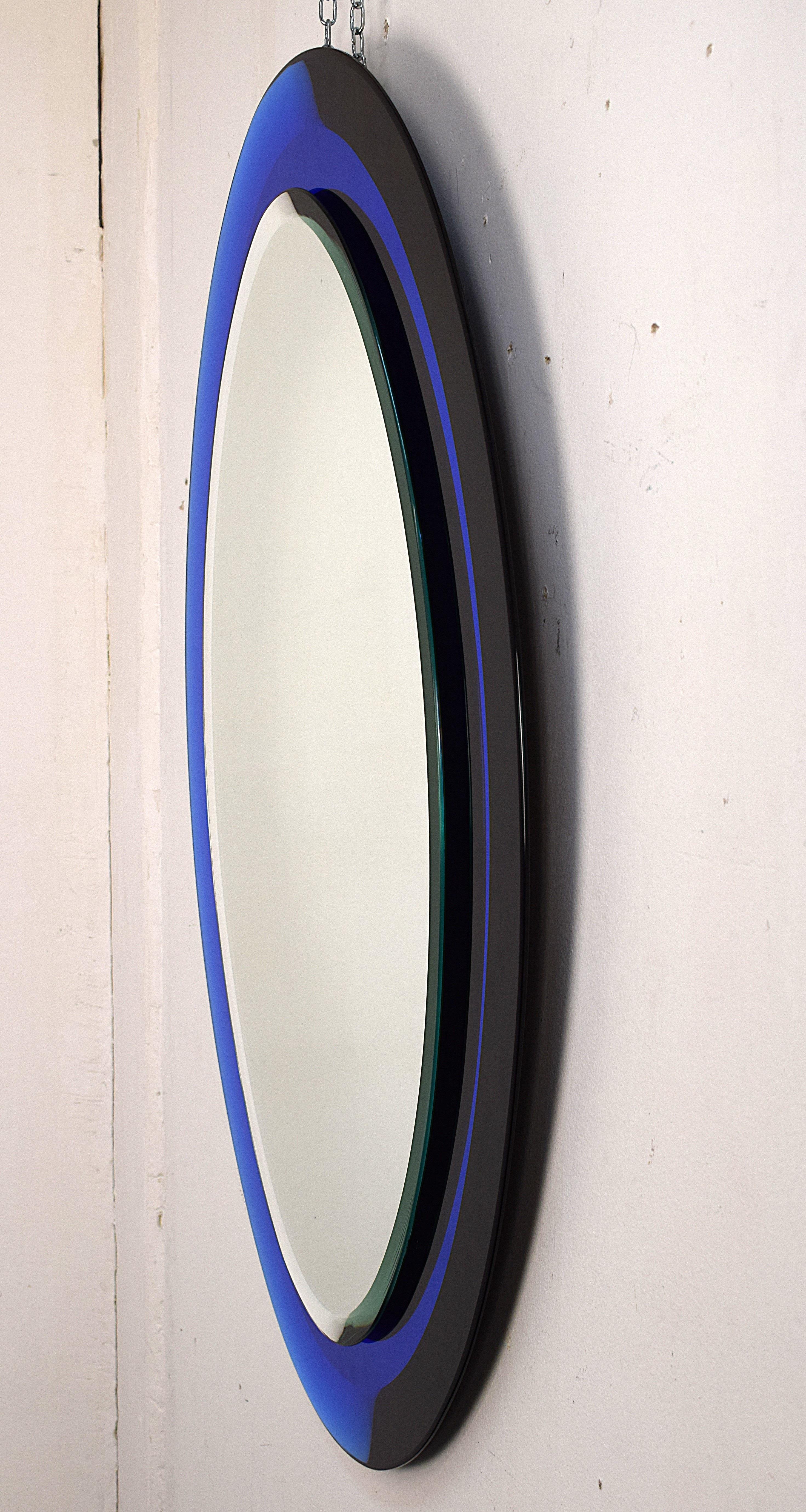 Fontana Arte (Attr.) Specchiera Ovale, 196 en vente 5
