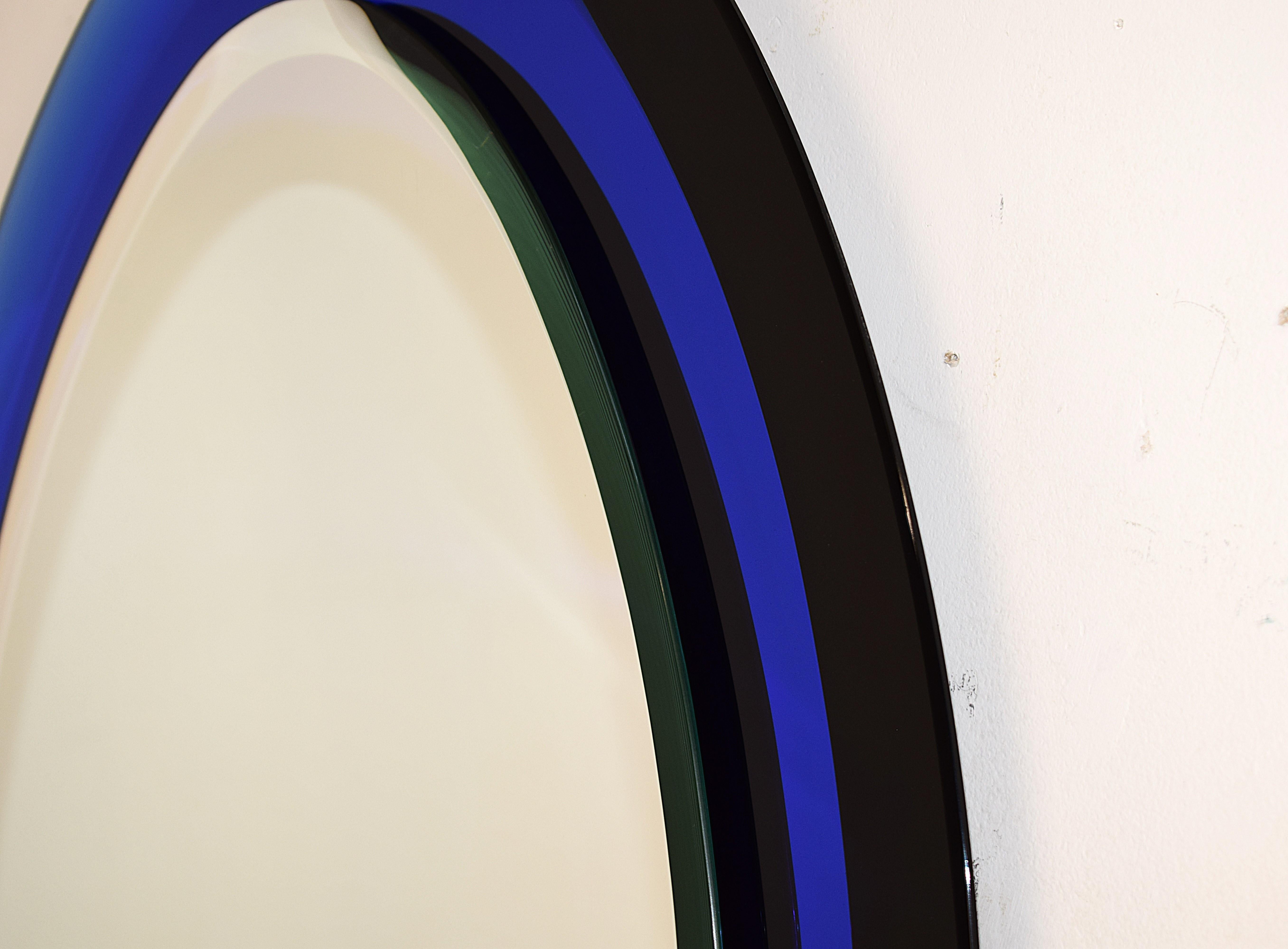 Italian Fontana Arte (Attr.) Specchiera Ovale, 196 en vente