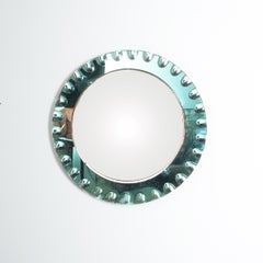 Specchio da parete di Cristal Arte, Torino, 1960 circa Greene & Greene Midcentury