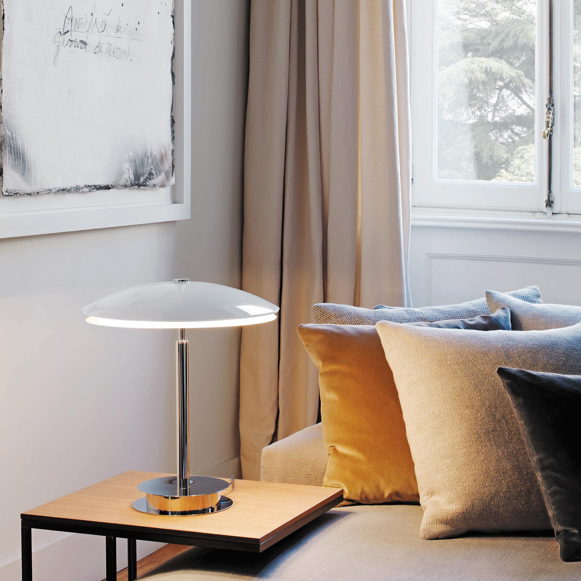 XXIe siècle et contemporain Lampe de table 'Bis/Tris' Fontana Arte en laiton et verre en vente