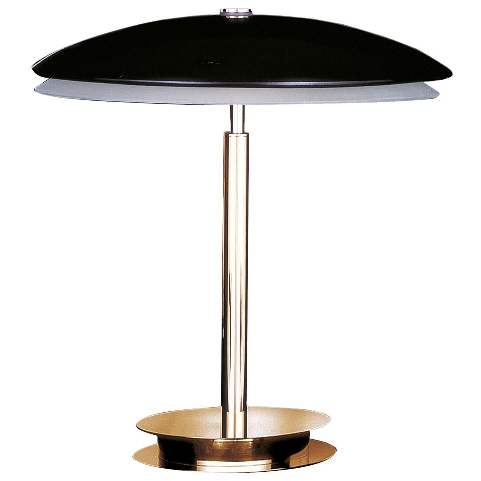 XXIe siècle et contemporain Lampe de table 'Bis/Tris' Fontana Arte en chrome et verre en vente