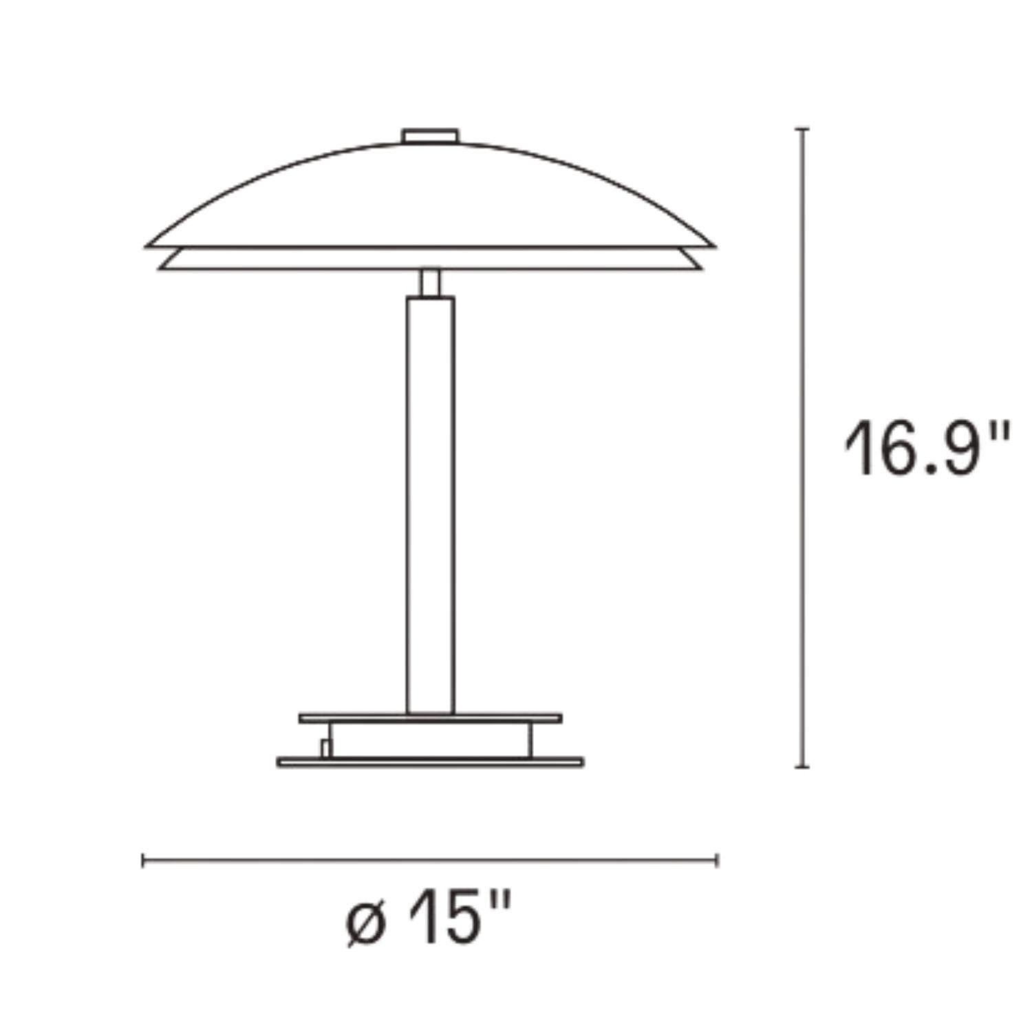 Métal Lampe de table 'Bis/Tris' Fontana Arte en chrome et verre en vente
