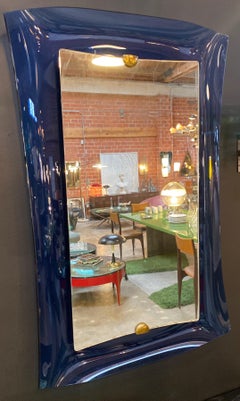 Fontana Arte Blu Mirror, Italy, 1950s