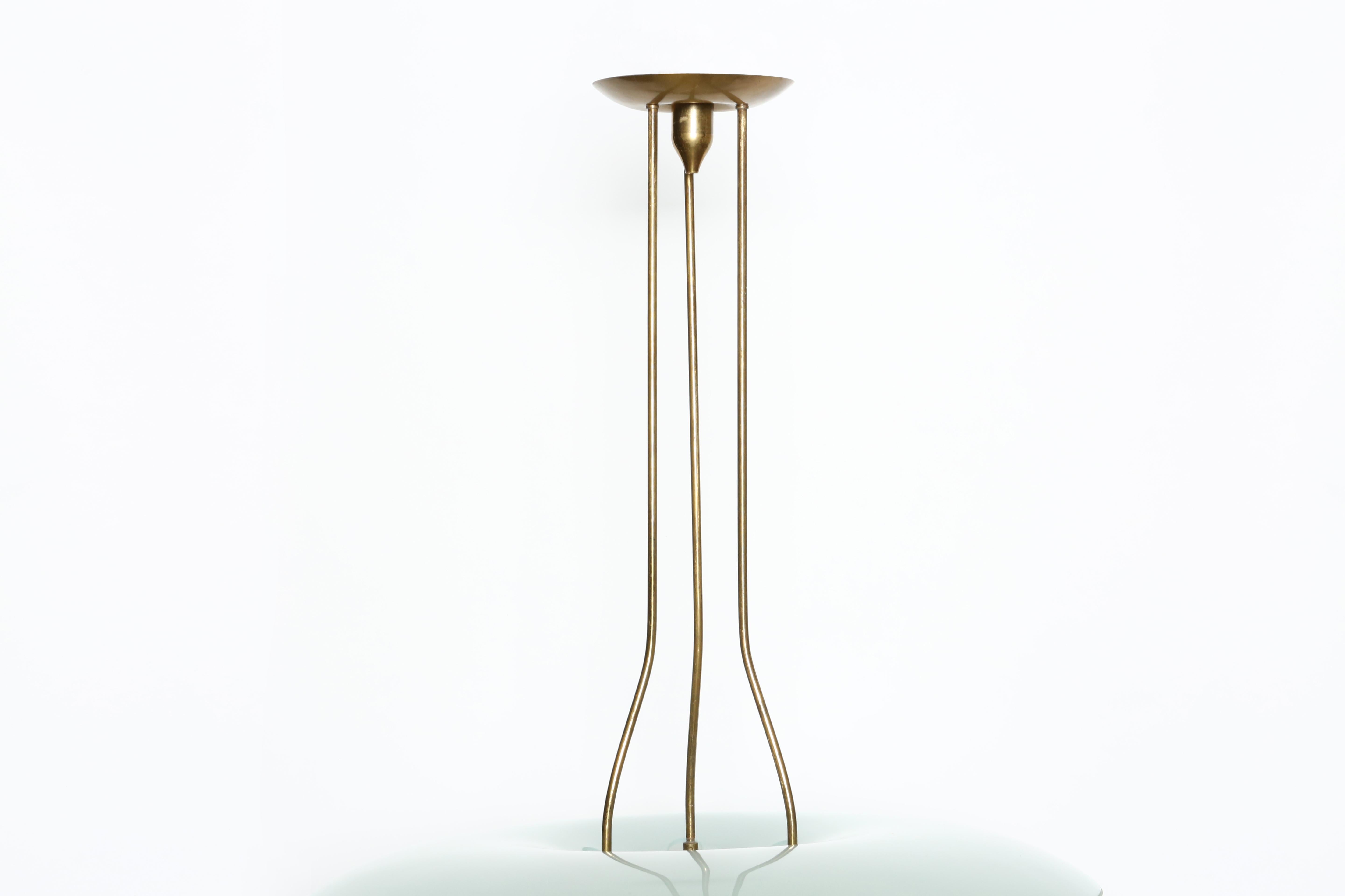 Fontana Arte by Max Ingrand ceiling suspension, Italy circa 1960s For Sale 9