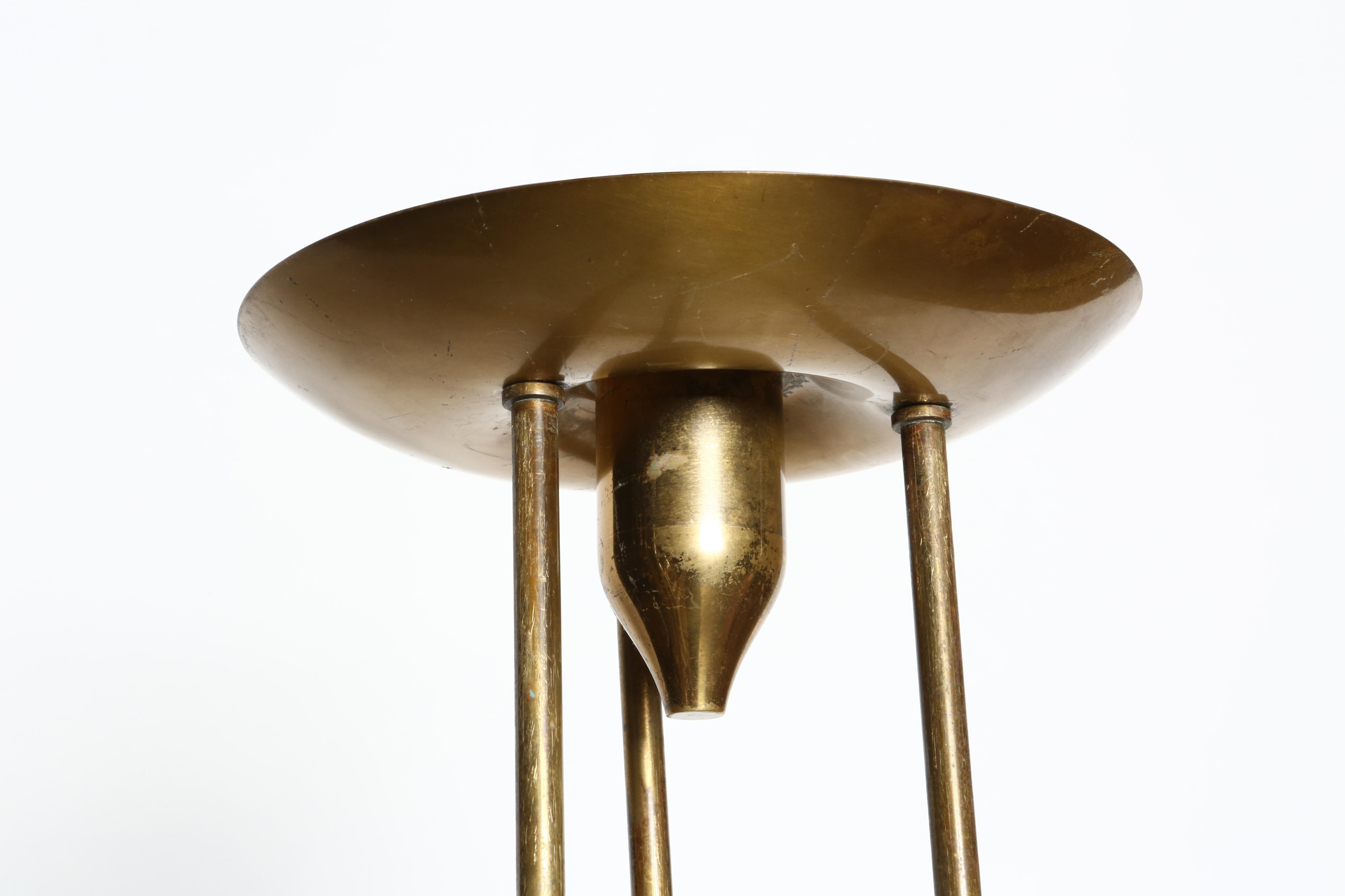 Fontana Arte by Max Ingrand ceiling suspension, Italy circa 1960s For Sale 10