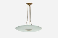 Fontana Arte by Max Ingrand ceiling suspension, Italy circa 1960s