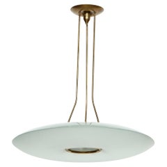 Fontana Arte by Max Ingrand ceiling suspension, Italy circa 1960s