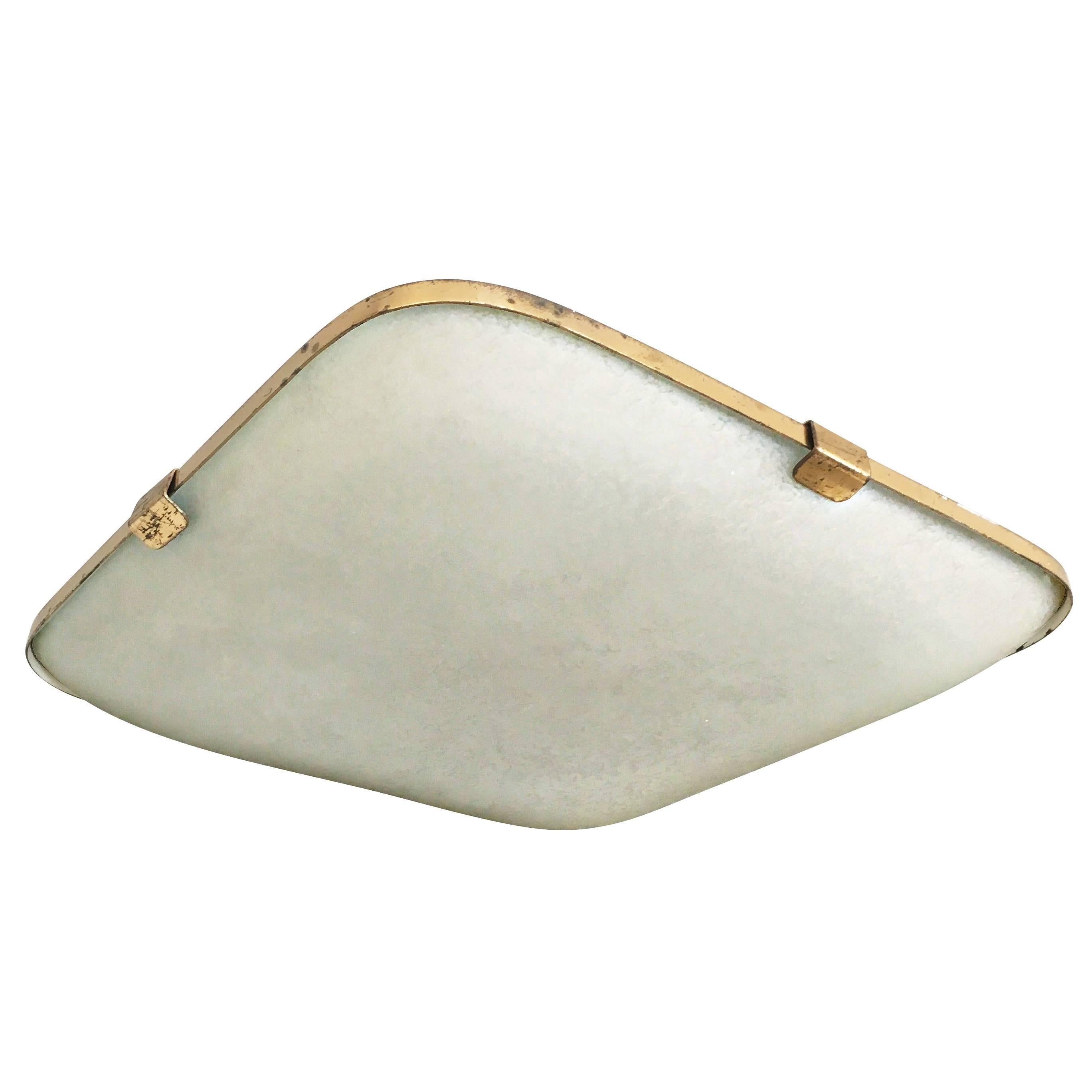 Mid-Century Modern Fontana Arte Ceiling Light Model 1486 by Max Ingrand