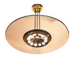 Fontana Arte Ceiling Light Model 1508 by Max Ingrand