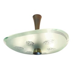 Fontana Arte Ceiling Light Model 1748 by Max Ingrand