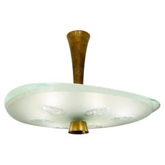 Fontana Arte Ceiling Light Model 1748 by Max Ingrand