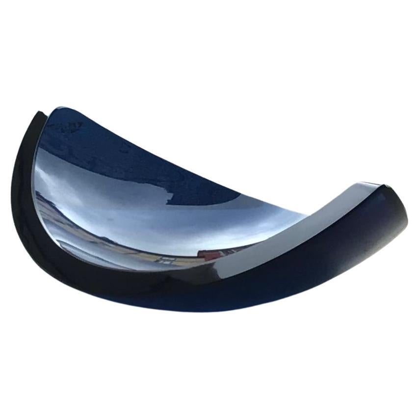 Fontana Arte Centerpiece/ Pocket Emptier Blu Glass 1950 Italy