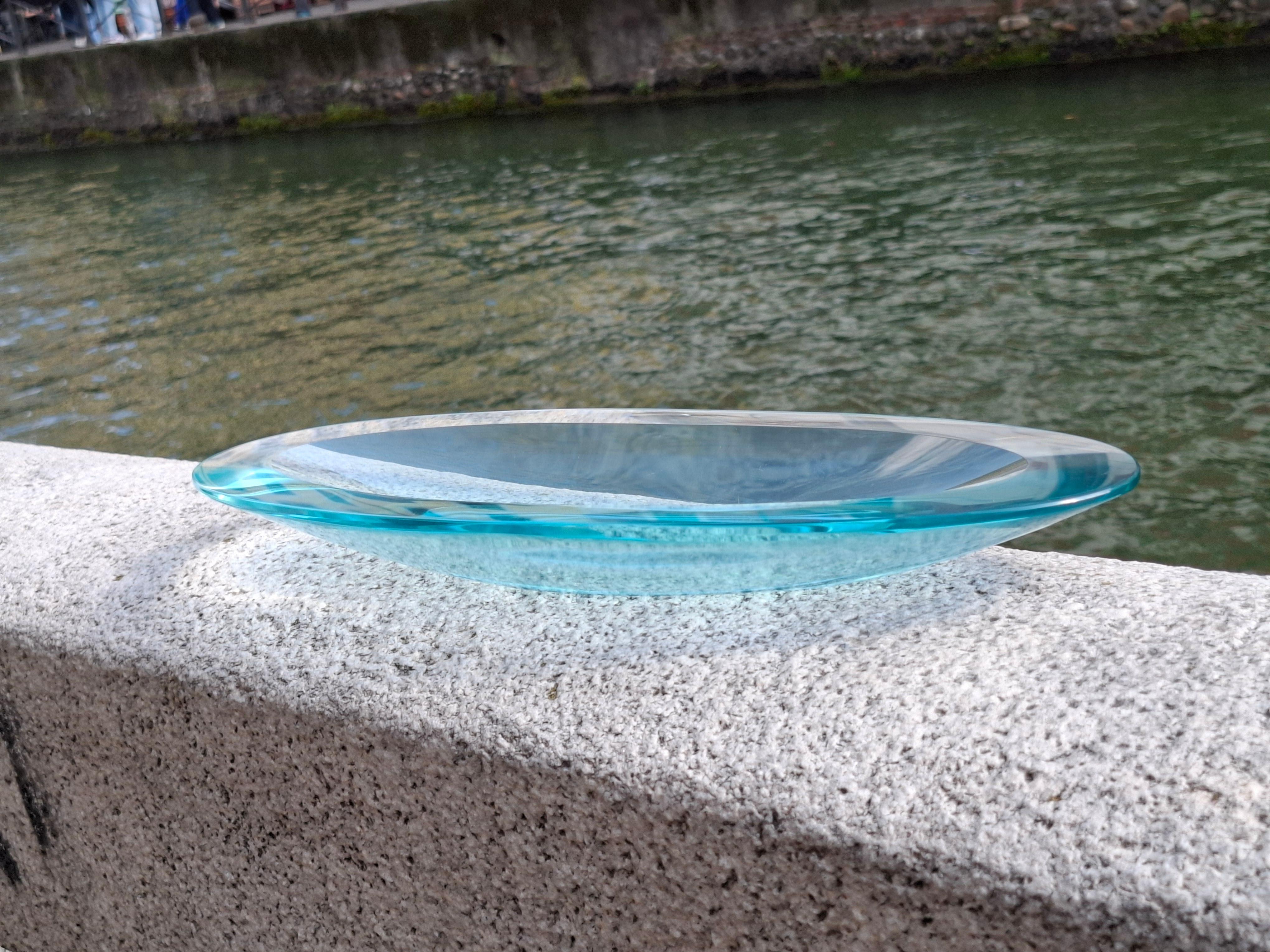 FONTANA ARTE CENTROTAVOLA GLASS 1960 ITALY 5
