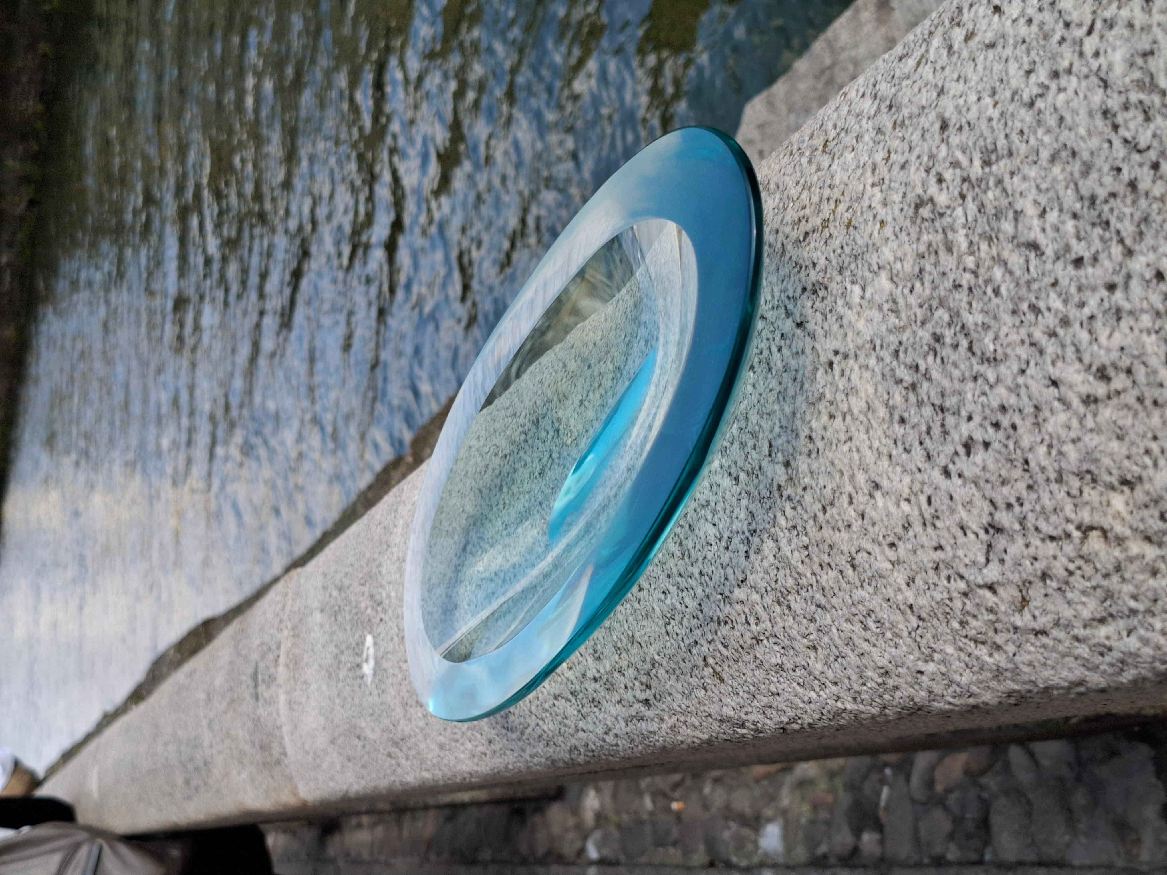 FONTANA ARTE CENTROTAVOLA GLASS 1960 ITALY 6