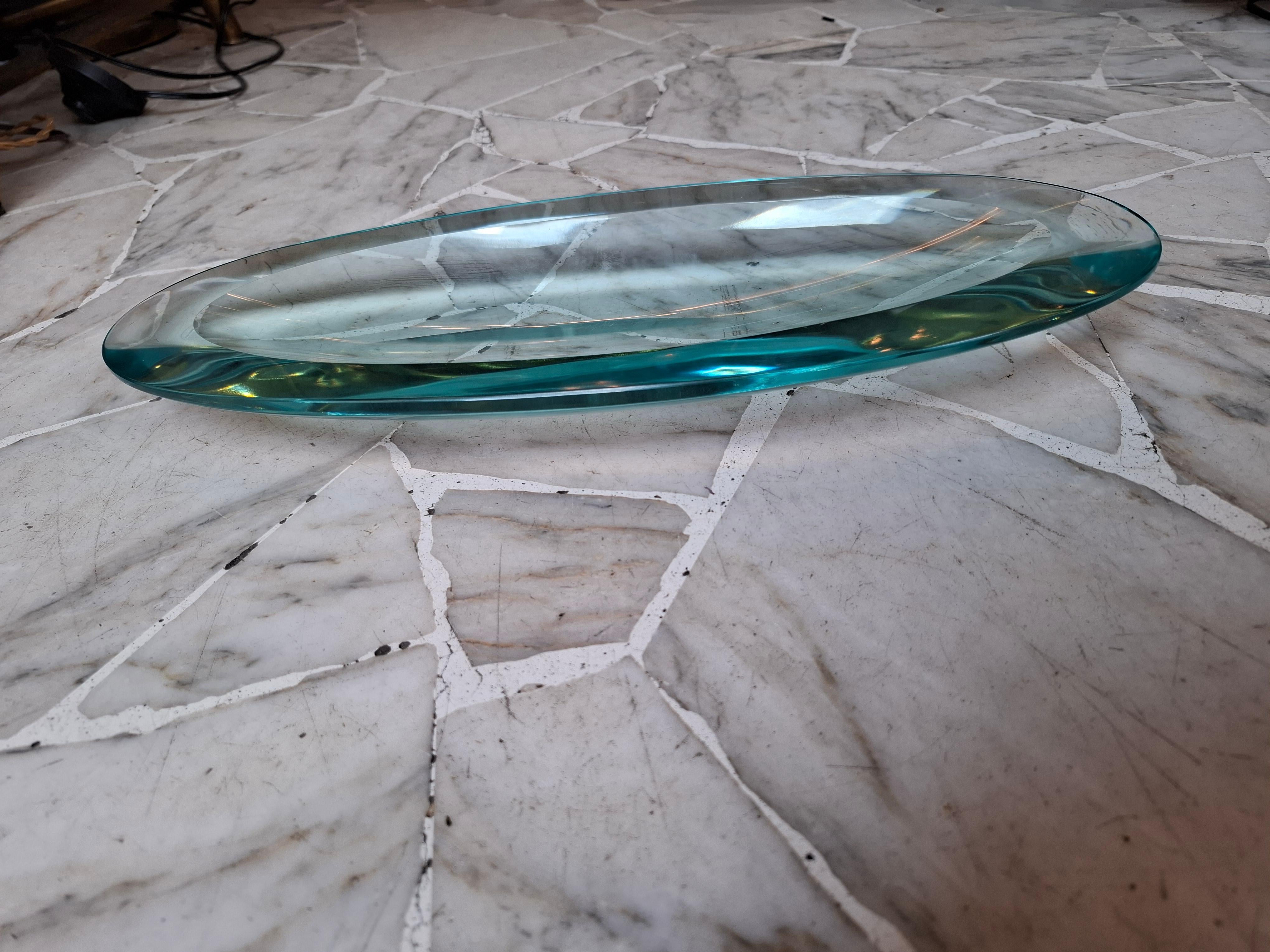 Other FONTANA ARTE CENTROTAVOLA GLASS 1960 ITALY